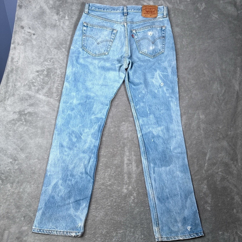 Vintage Levis Jeans Mens 34x36 (Fits 32x32) 501XX Shrink To Fit 90s Made in USA